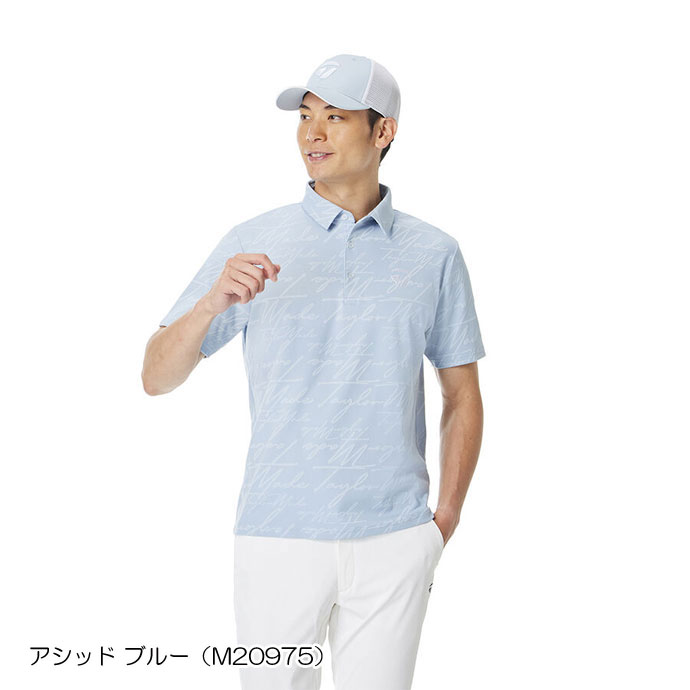 マックレガーゴルフ別注JALオリジナルストライプポロシャツサイズL 長袖 ポロシャツ ドライ ストレッチ ジャガード トップス ゴルフ