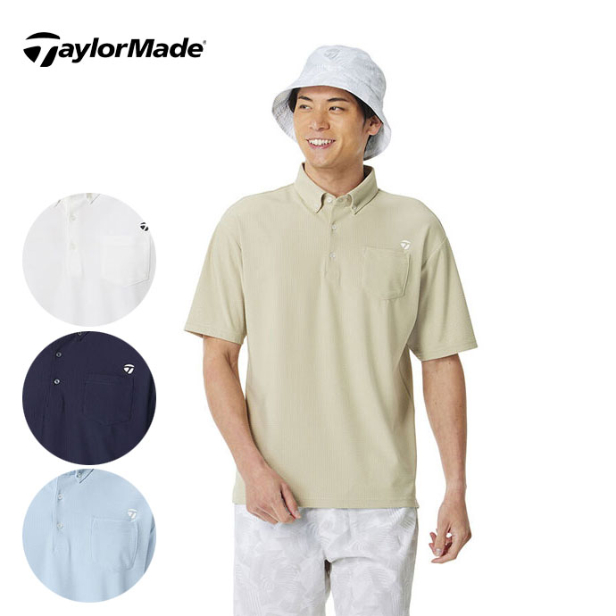 メンズ テーラーメイド シアサッカーS/Sポロ TL755 男性用 春 夏 26SS