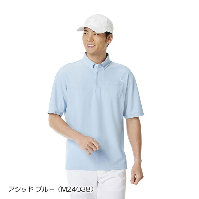 メンズ テーラーメイド シアサッカーS/Sポロ TL755 男性用 春 夏 26SS