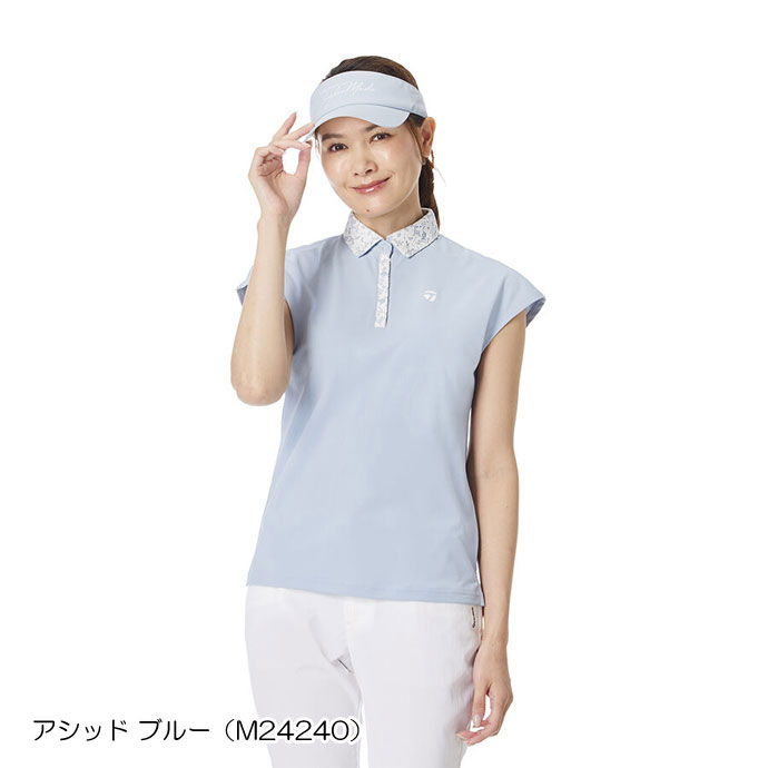 レディース テーラーメイド レースカラーC/Sポロ TL815 女性用 春 夏