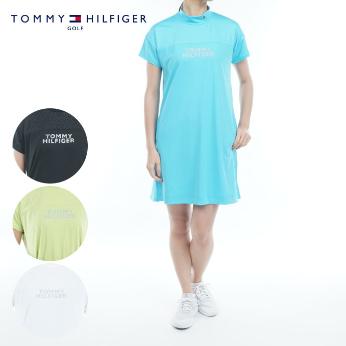 レディース トミーヒルフィガー ゴルフウェア ワンピース THキューブ