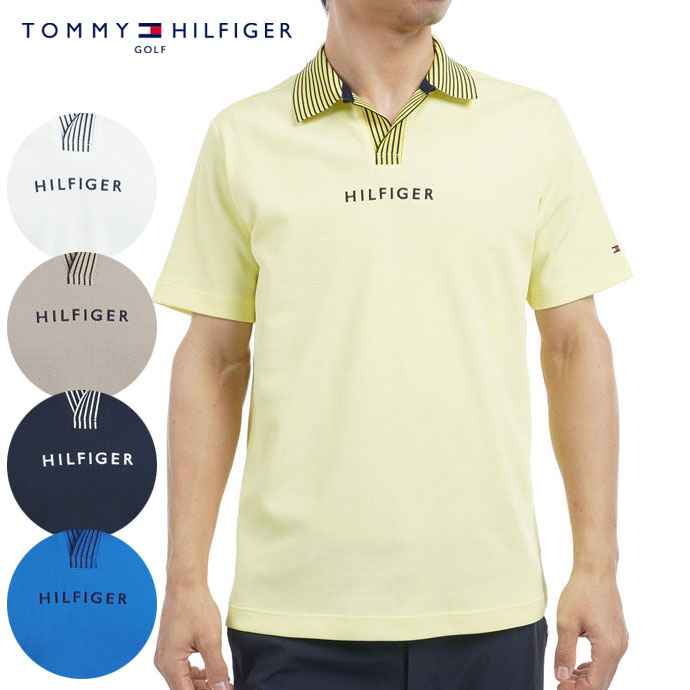 メンズ トミーヒルフィガー ゴルフウェア 半袖シャツ ビッグ