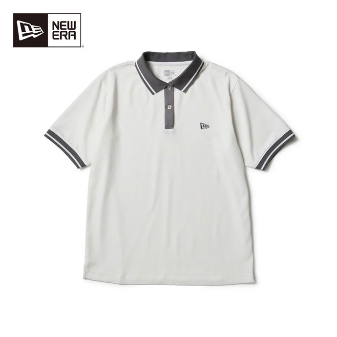【希少】New Era GFW Oversized Polo ホワイト レディース ニューエラ GFW SS STRIPE COLLAR POLO WHI 14859855 女性