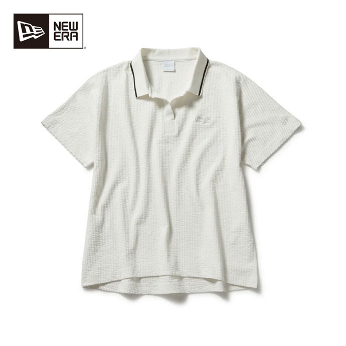 ゴルフウェア ニューエラ GFW SS SEERSUCKER POLO OWHI 261 14859858