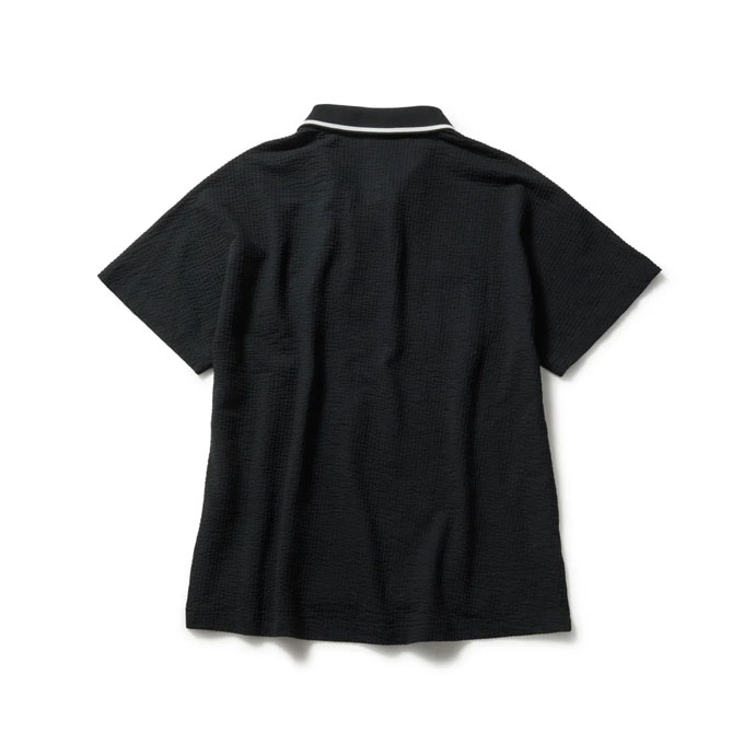 ゴルフウェア ニューエラ GFW SS SEERSUCKER POLO BLK 261 14859859 春