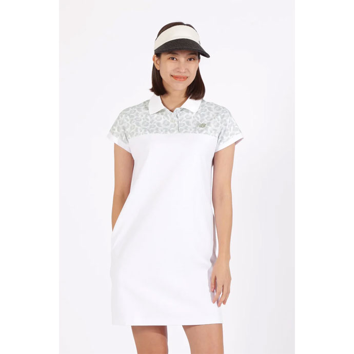 レディース ニューバランス ゴルフウェア ワンピース S/SLEEVE POLO