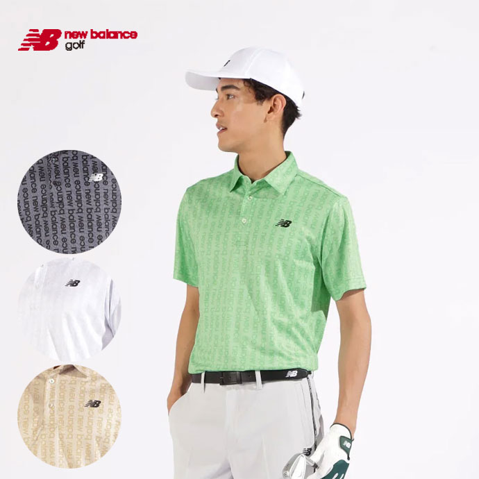 メンズ ニューバランス ゴルフウェア 半袖シャツ S/SLEEVE COLLAR