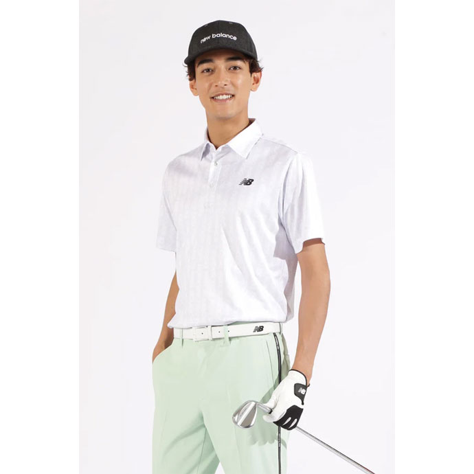 メンズ ニューバランス ゴルフウェア 半袖シャツ S/SLEEVE COLLAR