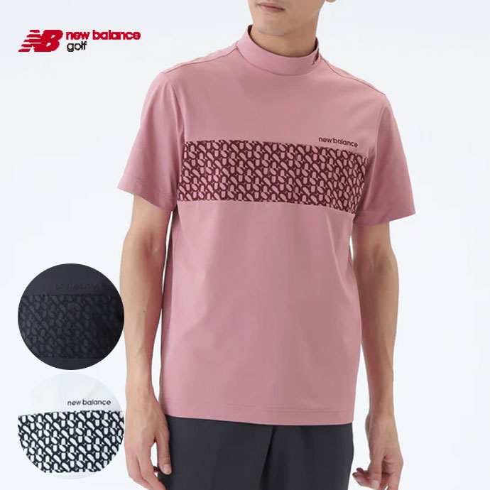 メンズ ニューバランス ゴルフウェア 長袖シャツ S/SLEEVE MOCK NECK