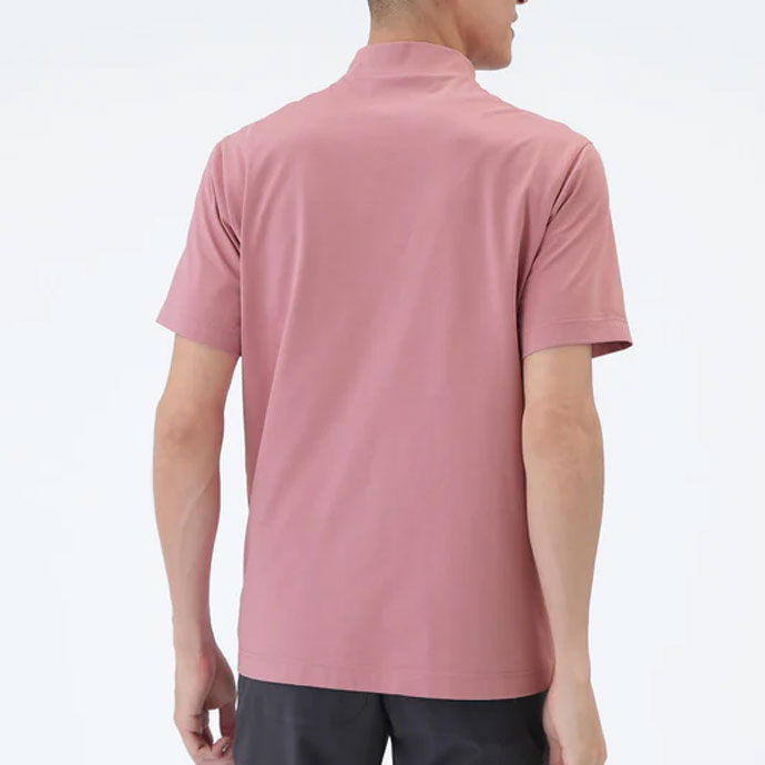 【新品】ARCHIVIO ピンク ゴルフUV速乾長袖プルオーバー サイズ40 新品】ARCHIVIO ピンク ゴルフUV速乾長袖プルオーバー サイズ40 メンズ