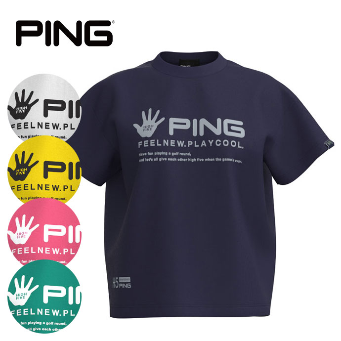 ピン ゴルフウェア 半袖シャツ TC天竺Tシャツ 6225164300