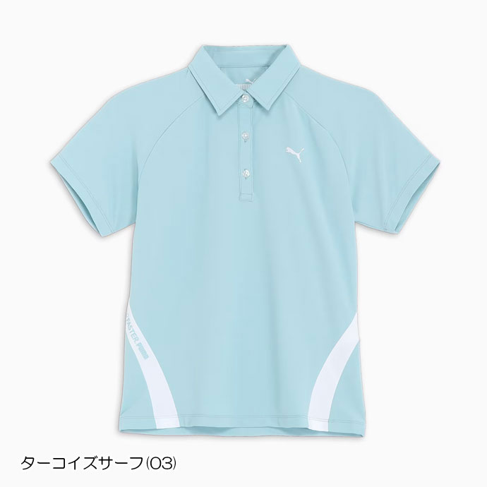レディース プーマ ゴルフウェア 半袖シャツ ストレッチテックライン