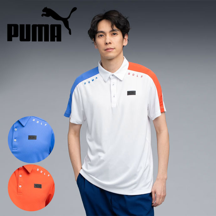 メンズ プーマ PB JACQUARD POLO S/S 637957 男性用 春 夏 26SS