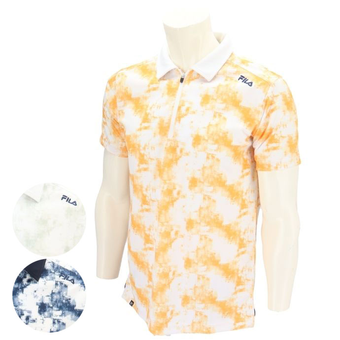メンズ フィラ ゴルフウェア 半袖シャツ 半袖ハイネックシャツ 745698U