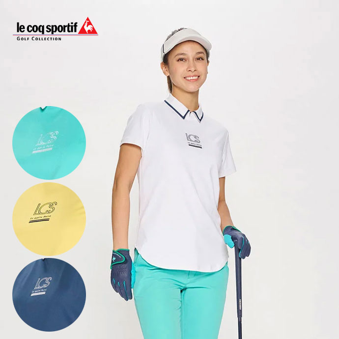 ルコック ゴルフウェア 半袖シャツ 襟付き半袖シャツ LG5SHS00L 女性用