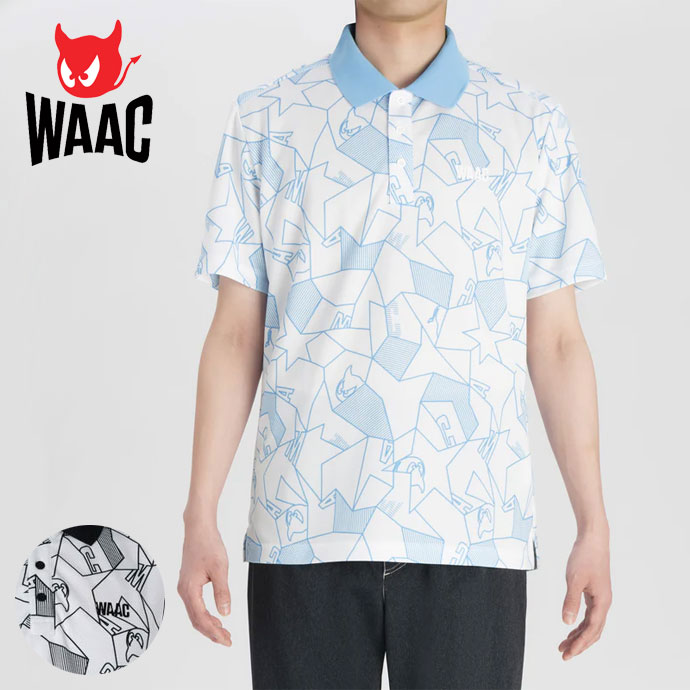 【即日発送】WAACワック半袖ポロシャツ半袖シャツ メンズ ワック ゴルフウェア 半袖シャツ 半袖ポロシャツ 072242031