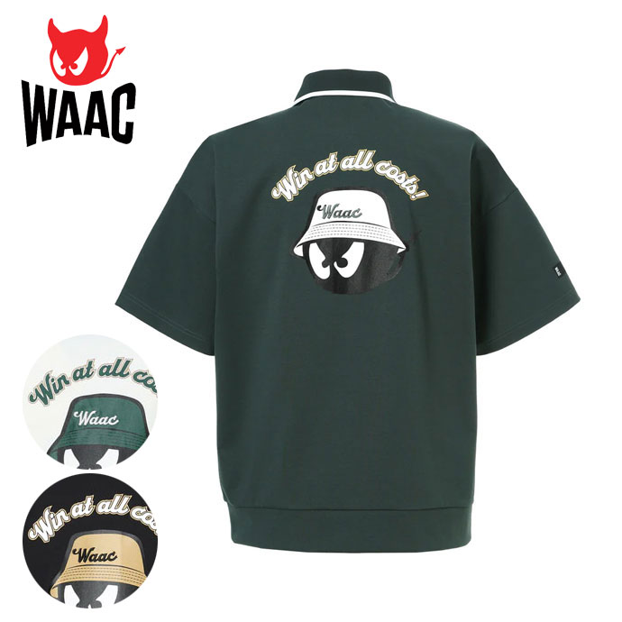 メンズ ワック ゴルフウェア 半袖シャツ 半袖ポロシャツ