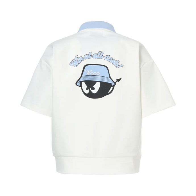 ワック（WAAC） ゴルフウェア ライトストレッチポンチ 半袖ポロシャツ