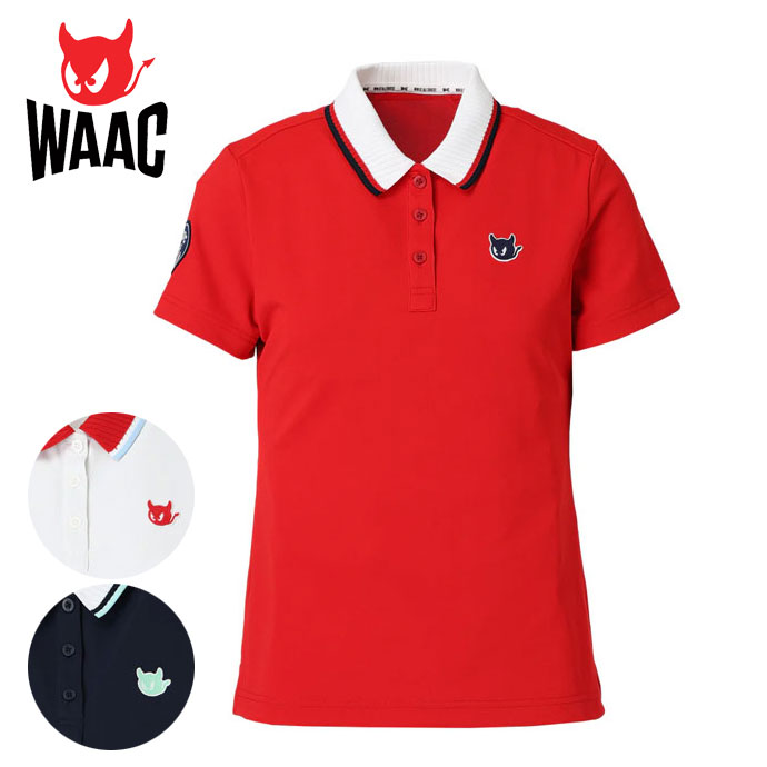 ワック ゴルフウェア 半袖シャツ 半袖ポロシャツ 072252071 レディース