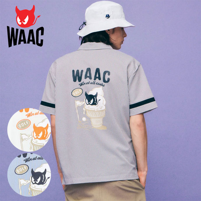 waac 半袖ポロシャツ　xs メンズ ワック 半袖ポロシャツ 072262040 男性用 春 夏 26SS | つるや