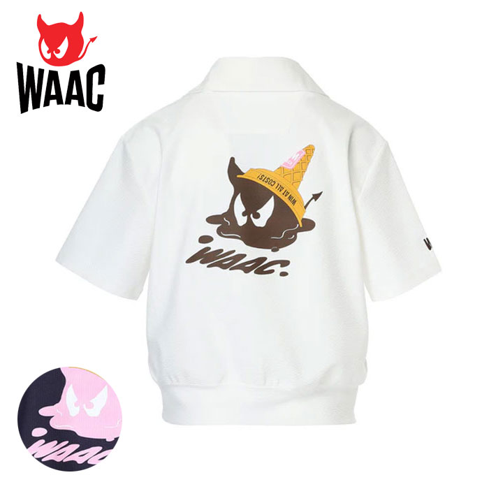 レディース ワック 半袖ハーフジップ 072262095 女性用 春 夏 26SS