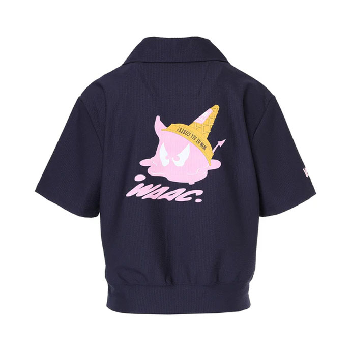レディース ワック 半袖ハーフジップ 072262095 女性用 春 夏 26SS