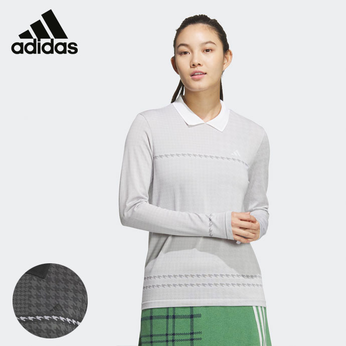 アディダス PRIME KNIT サイドシームレス長袖シャツ JSB93 レディース