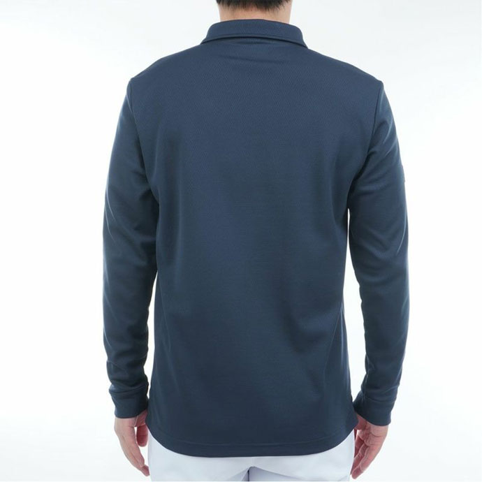 Admiral Golf ネイビー 長袖シャツ Lサイズ メンズ アドミラル ゴルフウェア 長袖シャツ カラタッチ長袖シャツ