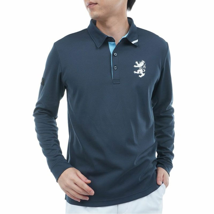 メンズ アドミラル ゴルフウェア 長袖シャツ カラタッチ長袖シャツ