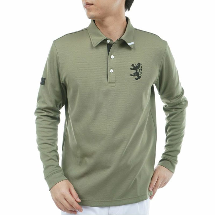 メンズ アドミラル ゴルフウェア 長袖シャツ カラタッチ長袖シャツ