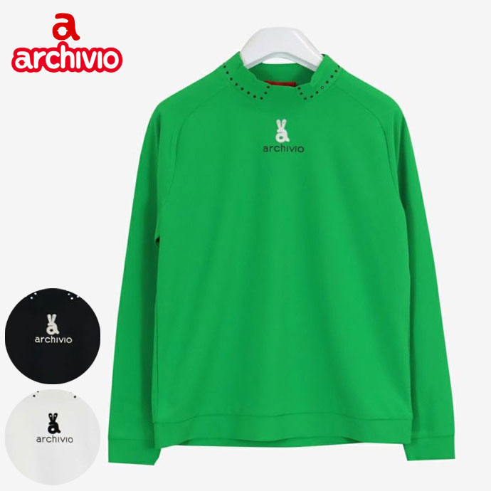 archivio アルチビオ ハイネック 長袖シャツ グリーン 38 M アルチビオ 長袖ハイネックシャツA319801 | Lieto by tsuruyagolf