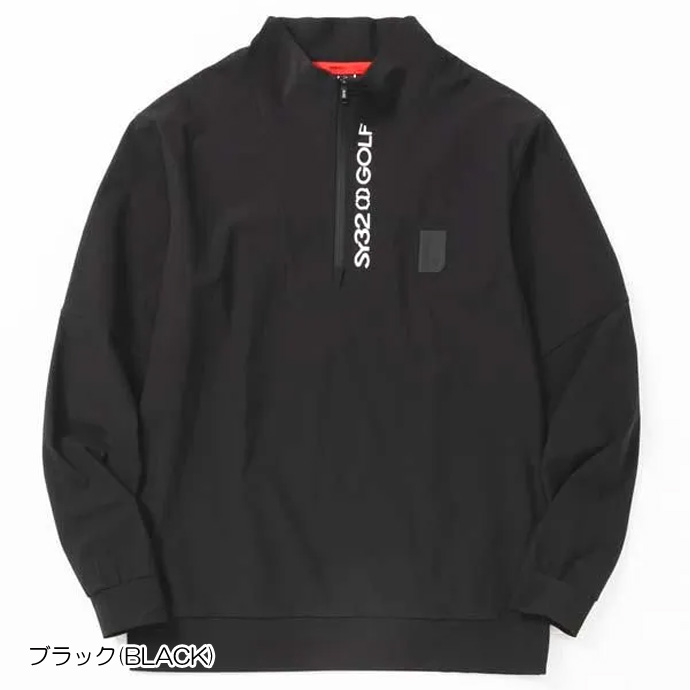 メンズ SY32 ゴルフウェア 長袖シャツ LIGHT COOL TOUCH PULL ZIP