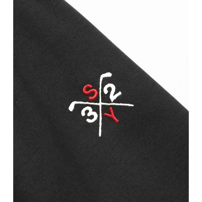 MODAL STRETCH MILANO MOCK NECK ブラック　Lサイズ メンズ SY32 ゴルフウェア 長袖シャツ MODAL STRETCH MILANO MOCK