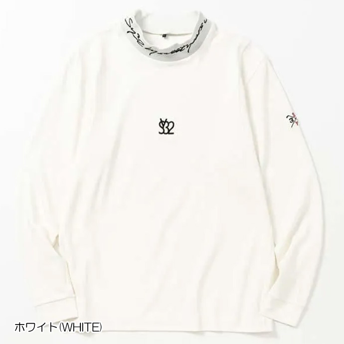 メンズ SY32 ゴルフウェア 長袖シャツ MODAL STRETCH MILANO MOCK