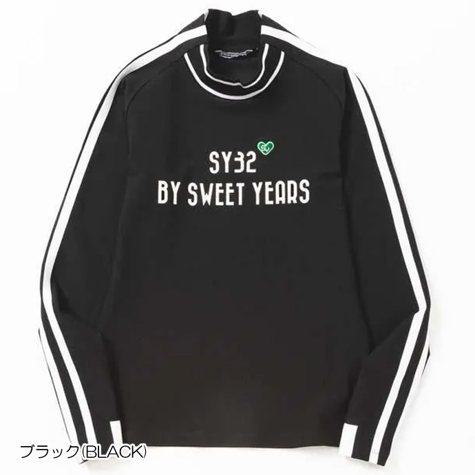 SY32 ゴルフウェア 長袖シャツ BLOCK JQ TRICOT L/S MOCK