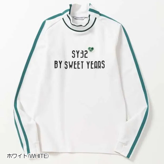 SY32 ゴルフウェア 長袖シャツ BLOCK JQ TRICOT L/S MOCK