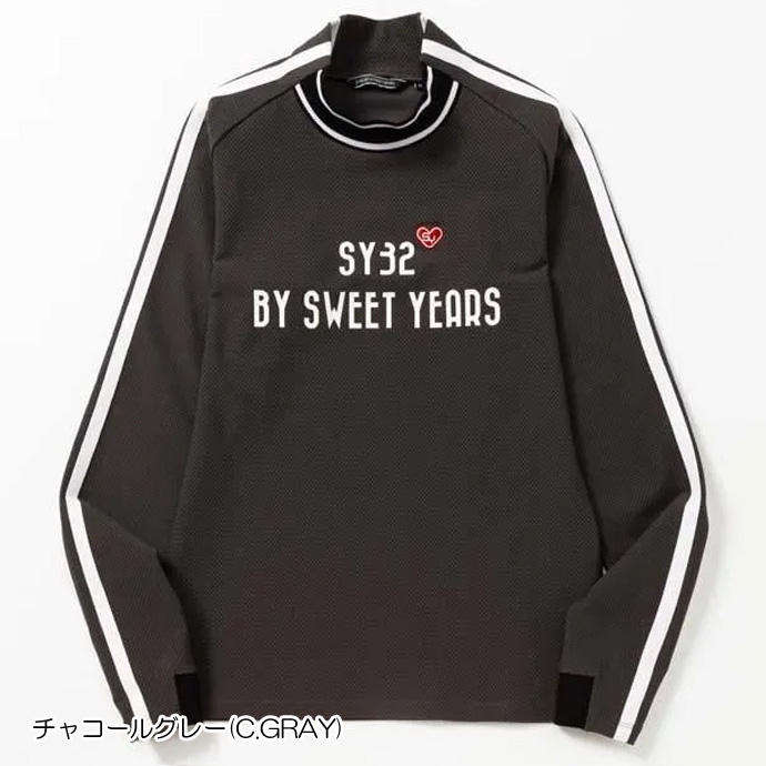 レディース SY32 ゴルフウェア 長袖シャツ BLOCK JQ TRICOT L/S