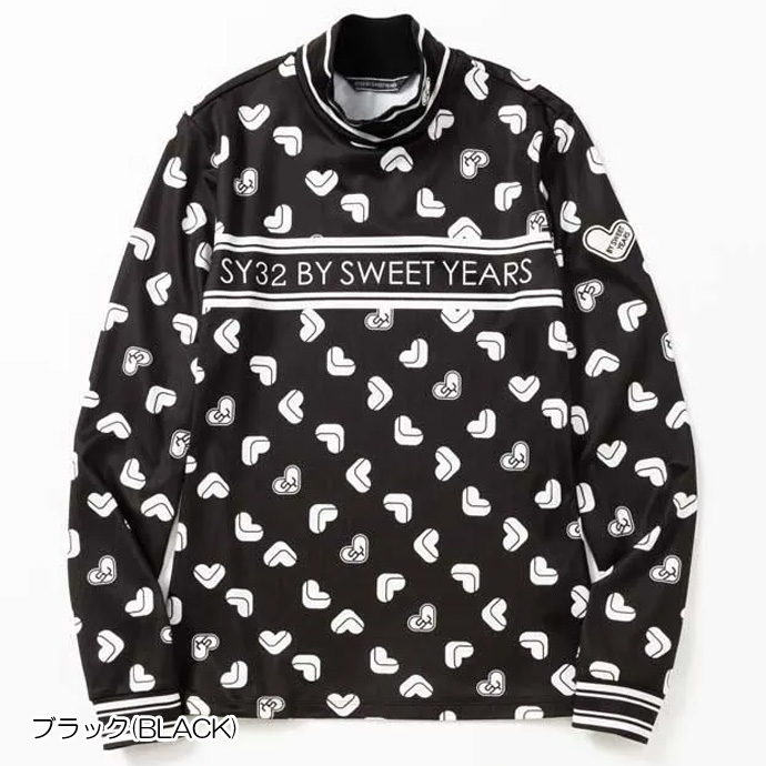 レディース SY32 ゴルフウェア 長袖シャツ SWEET LOGO PRINTED L/S