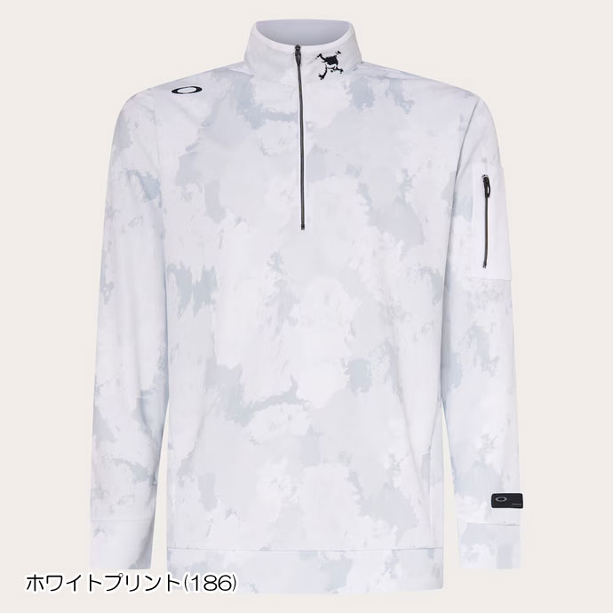メンズ オークリー ゴルフウェア 長袖シャツ SKULL H/Z LS MOCK