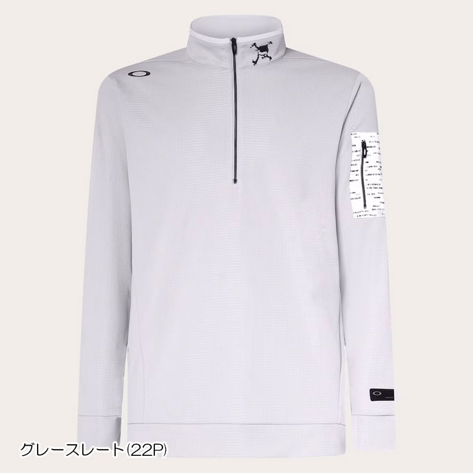   ゴルフシャツ LL メンズ オークリー ゴルフウェア 長袖シャツ SKULL H/Z LS MOCK
