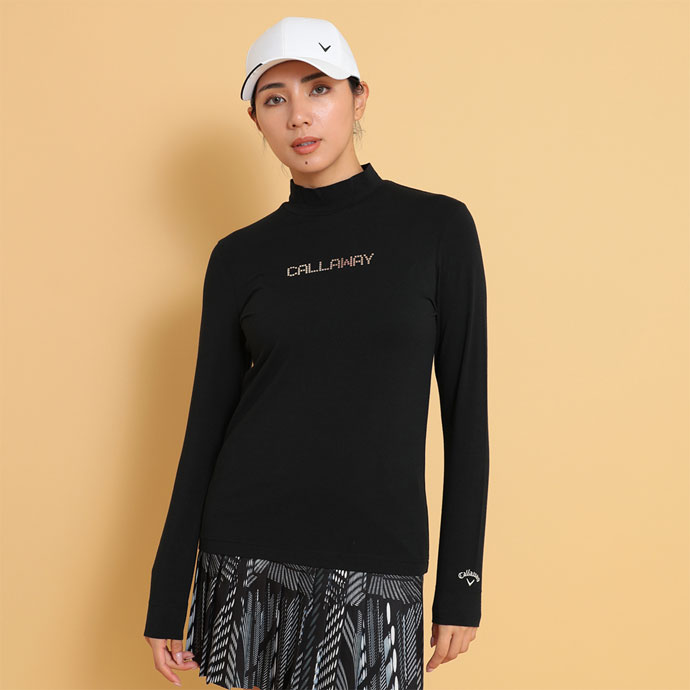キャロウェイ 長袖モックネックシャツ C24233200 レディース