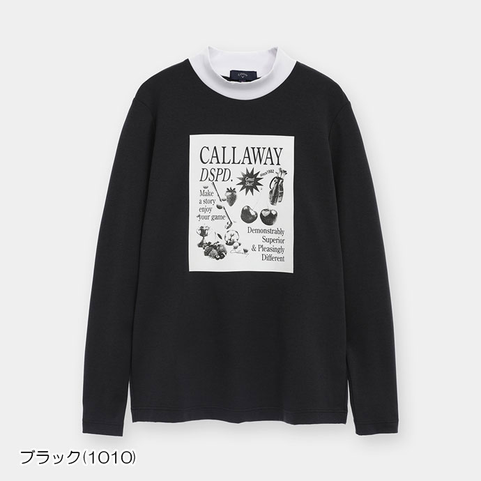 レディ シャツ レディース キャロウェイ ゴルフウェア 長袖シャツ 長袖モックネック