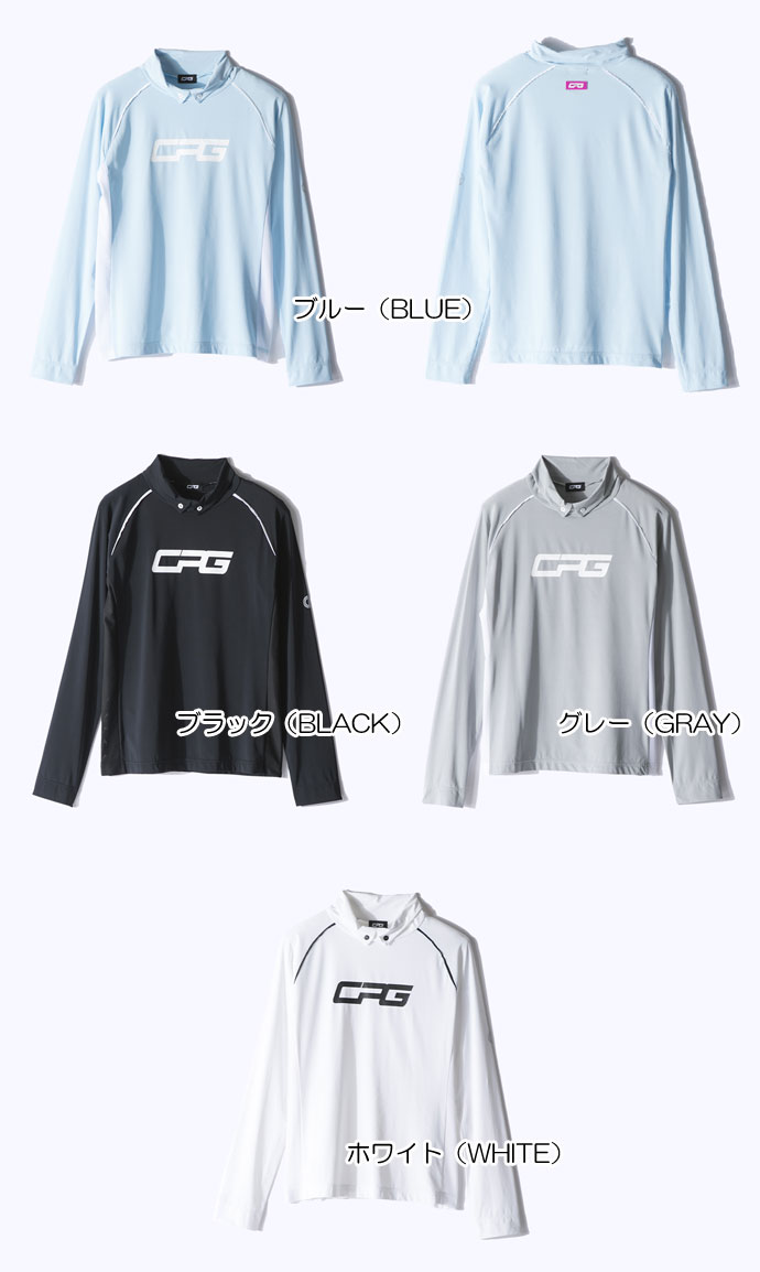 レディース CPG ゴルフウェア 長袖シャツ UVカットラグランスリーブ