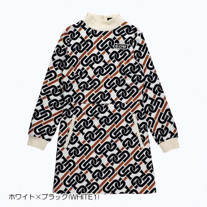 CPG チェーンロゴグラフィカルワンピース 110723210 レディース