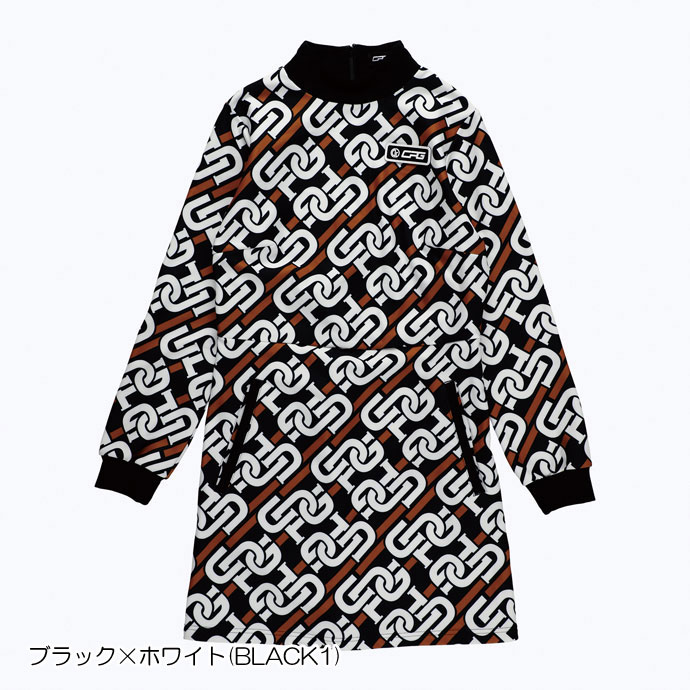 CPG チェーンロゴグラフィカルワンピース 110723210 レディース