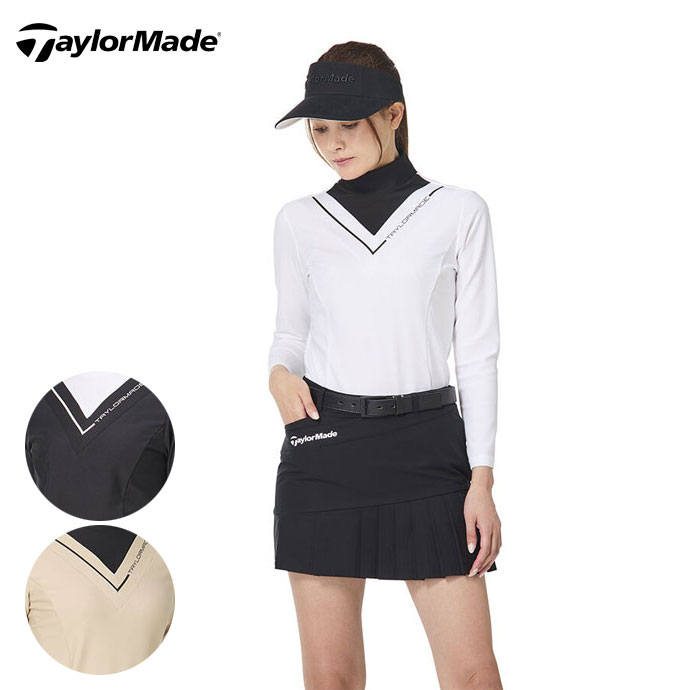 テーラーメイド Vシェイプ L/S モック UN390 レディース | Lieto by