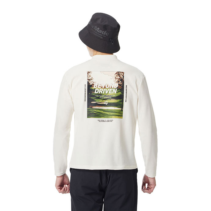 メンズ テーラーメイド ゴルフウェア 長袖シャツ バックプリント L/S