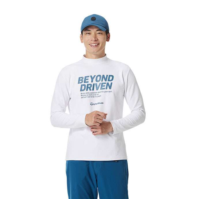 テーラーメイド　ゴルフウェア　長袖モックネック　Lサイズ　ホワイト 長袖シャツ | TaylorMade Golf | テーラーメイド ゴルフ公式サイト