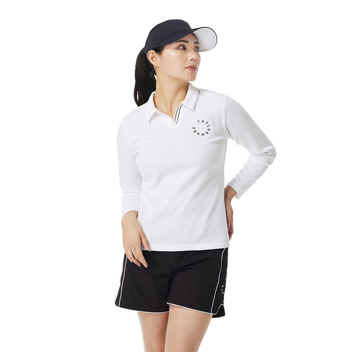 レディース テーラーメイド ゴルフウェア 長袖シャツ サークルロゴL/S