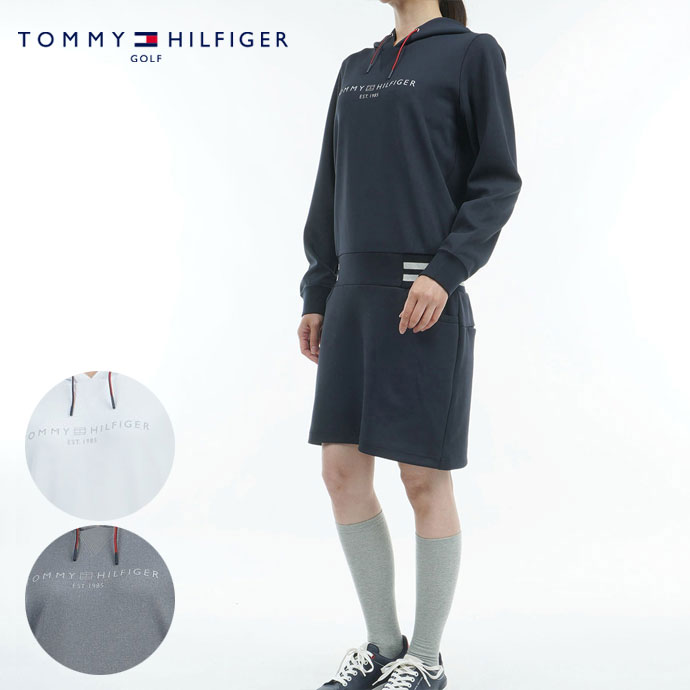レディース トミーヒルフィガー ゴルフウェア 長袖シャツ ダンボール